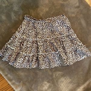Cheetah print skirt